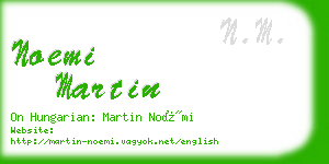 noemi martin business card